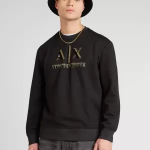 Armani Exchange - Bluză de molton