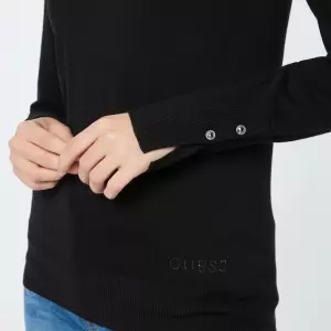 Guess - Pulover pe negru