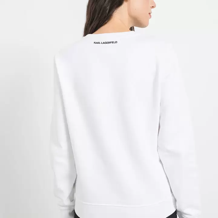 Karl Lagerfeld - Bluza de bumbac organic Ikonik
