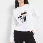 Karl Lagerfeld - Bluza de bumbac organic Ikonik