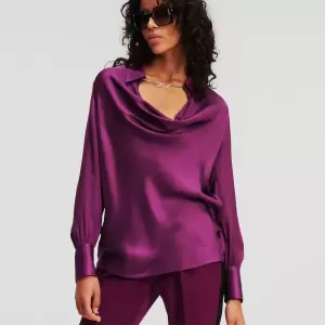 Karl Lagerfeld - Bluza violet