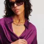 Karl Lagerfeld - Bluza violet