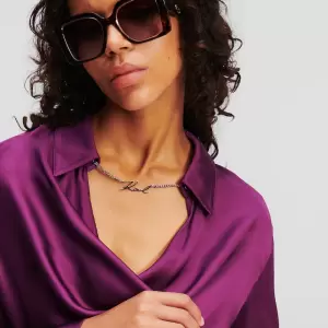 Karl Lagerfeld - Bluza violet