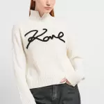 Karl Lagerfeld - Pulover cu amestec de lana