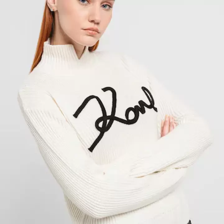 Karl Lagerfeld - Pulover cu amestec de lana
