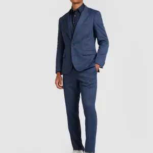 Hugo - Regular Costum Henry/Getlin pe Albastru Marin