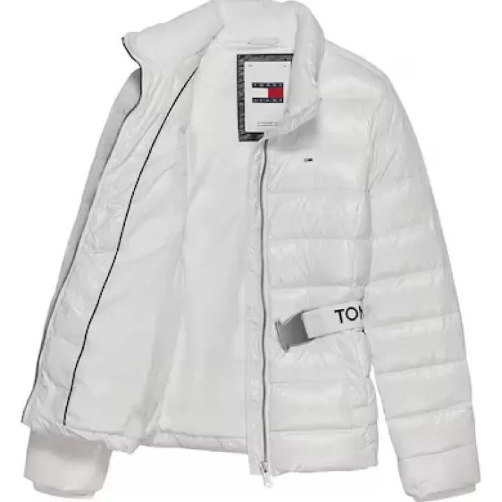 Tommy Hilfiger - Geaca cu puf si aspect matlasat