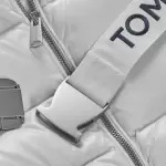 Tommy Hilfiger - Geaca cu puf si aspect matlasat