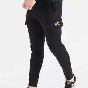 EA7 - Pantaloni sport cargo cu logo - Emporio Armani