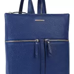 Geox - Rucsac din piele cu buzunare cu fermoar Irenie