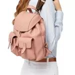 Geox - Rucsac de piele cu clapa Faloria