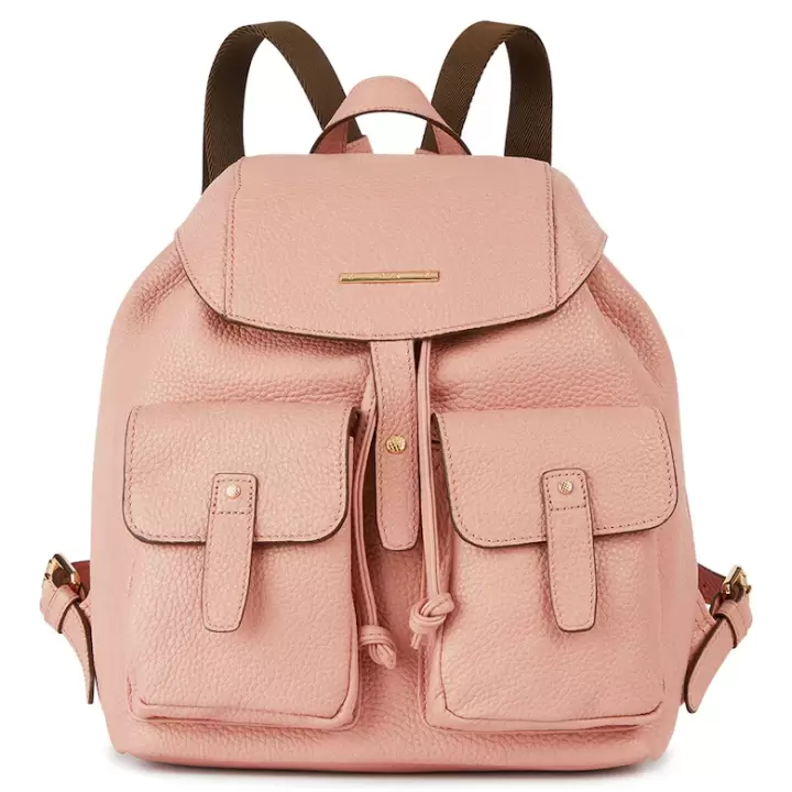 Geox - Rucsac de piele cu clapa Faloria