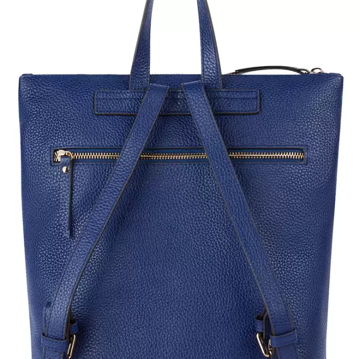 Geox - Rucsac din piele cu buzunare cu fermoar Irenie
