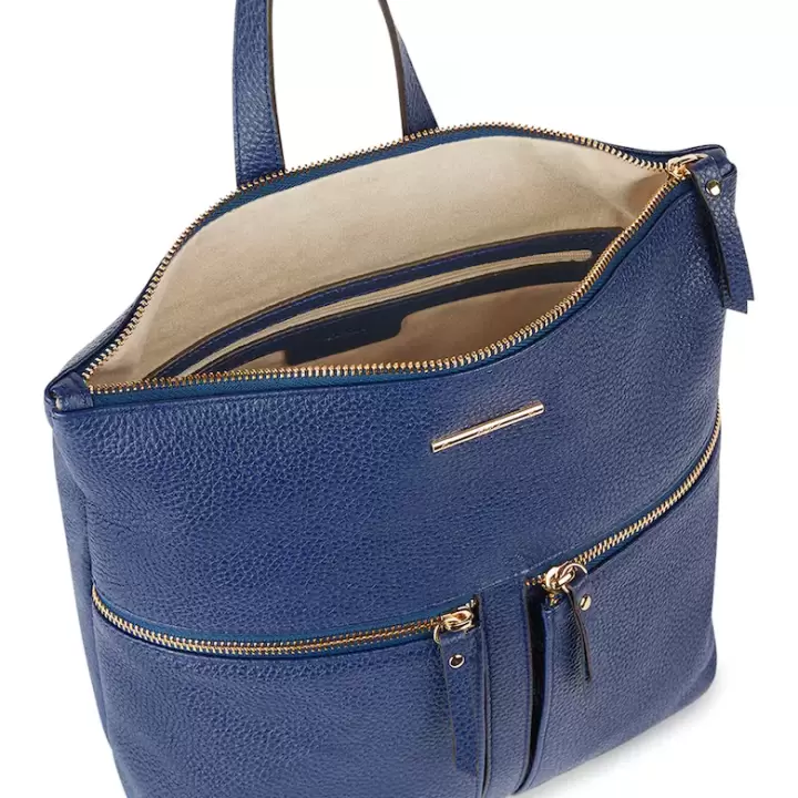 Geox - Rucsac din piele cu buzunare cu fermoar Irenie