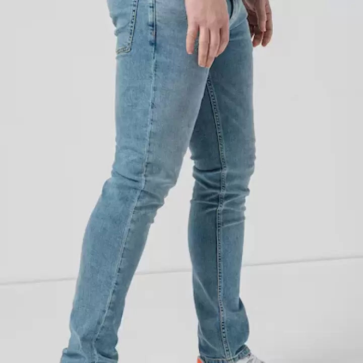 Blugi slim fit cu aspect decolorat - Pepe Jeans