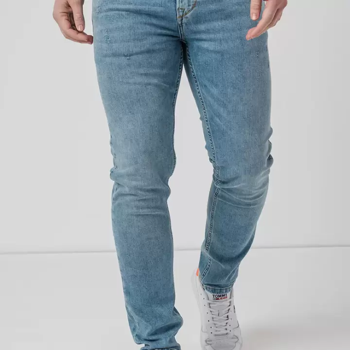 Blugi slim fit cu aspect decolorat - Pepe Jeans