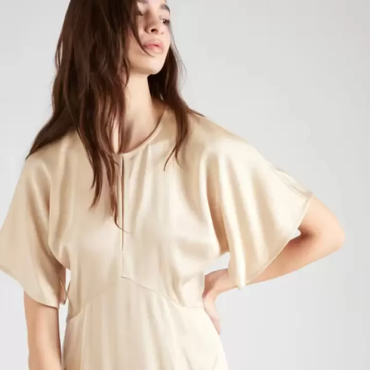 Michael Kors - Rochie maro deschis