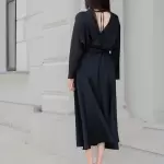 Rochie petrecuta de satin