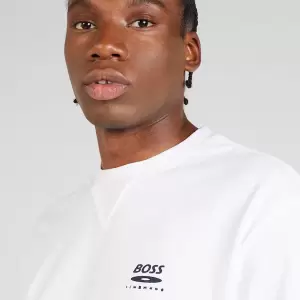 Boss - Tricou alb/negru