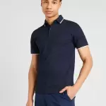 Boss -Tricou Passertip albastru marin