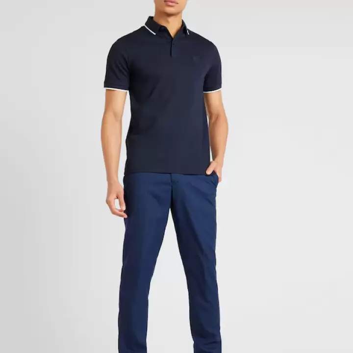 Boss -Tricou Passertip albastru marin