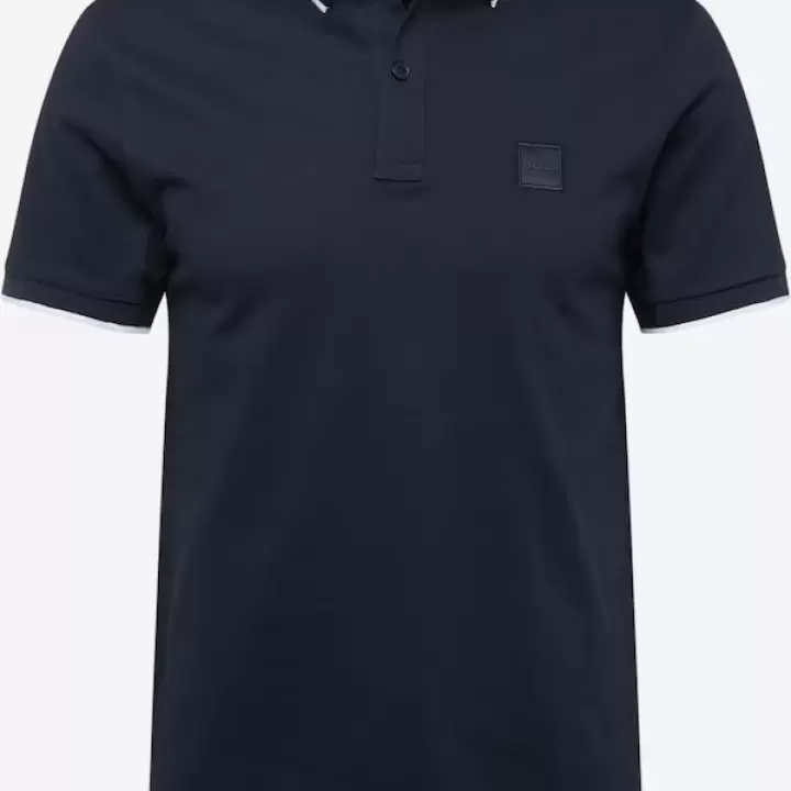 Boss -Tricou Passertip albastru marin