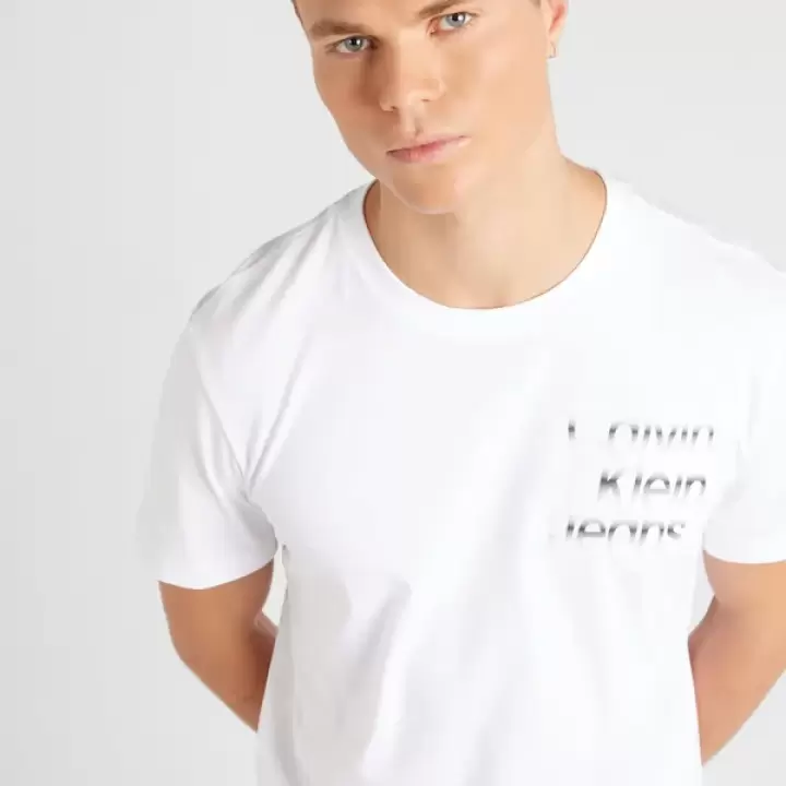 Calvin Klein - Tricou Diffused Stacked