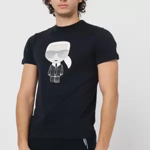 Karl Lagerfeld - Tricou de bumbac cu imprimeu