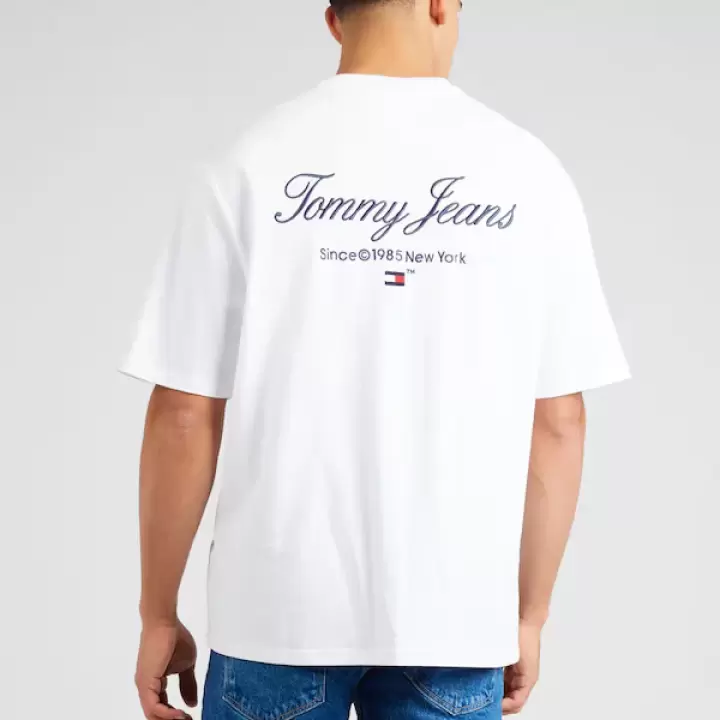 Tommy Jeans - Tricou pe alb
