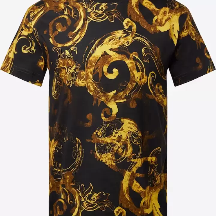 Versace Jeans Couture - Tricou pe negru