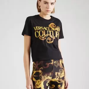 Versace Jeans Couture - Tricou pe negru